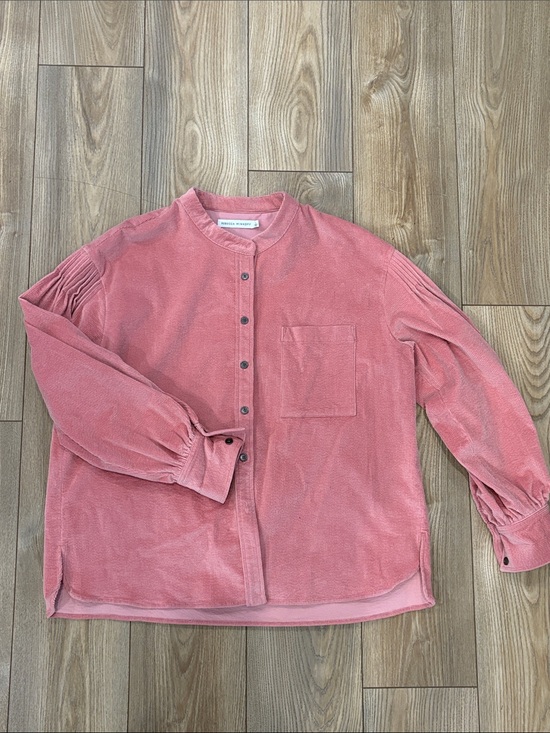 Rebecca Minkoff Tops - Rebecca Minkoff Rose Pink Corduroy Button-Down Shirt